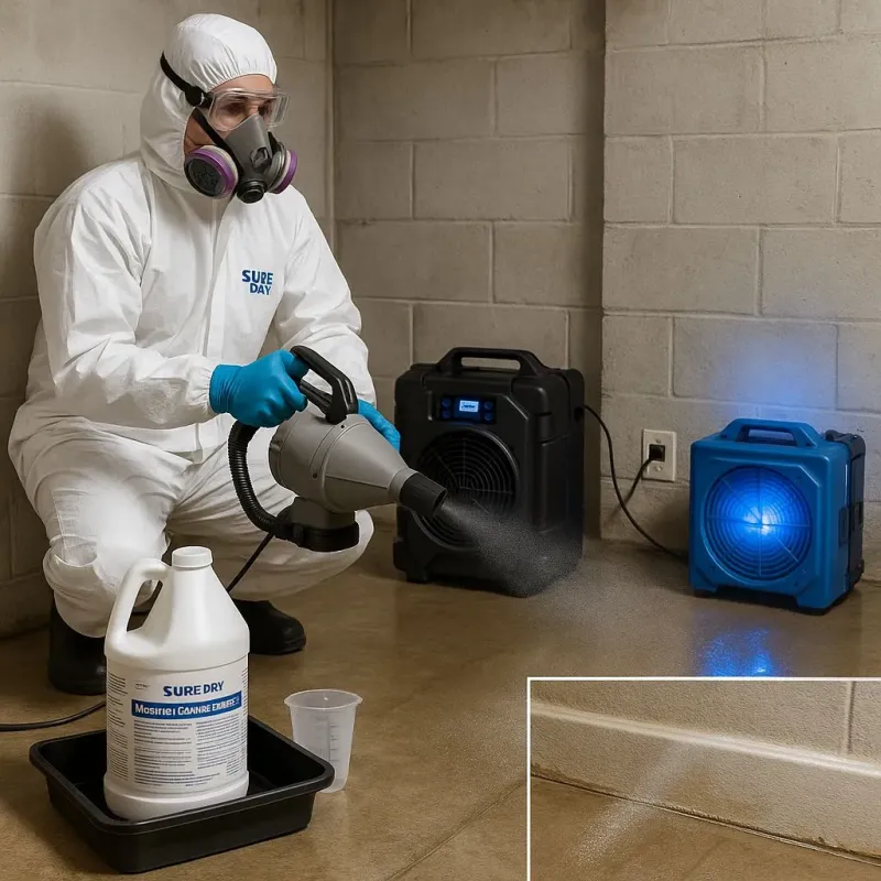 Sanitization and Odor Removal process in Washington, NJ
